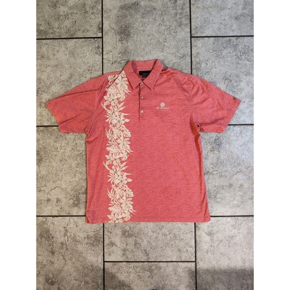 Vintage 90s Greg Norman Men's XL Salmon Colored Mercerized Cotton The Diplomat - Picture 4 of 14
